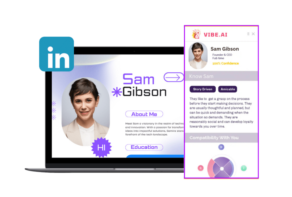 Unlock effective communication with candidates by analysing their LinkedIn personality profiles, gaining insights into their unique traits.